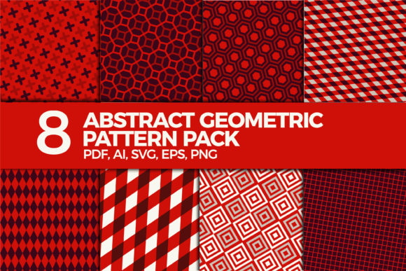 8 Abstract Geometric Patterns Pack