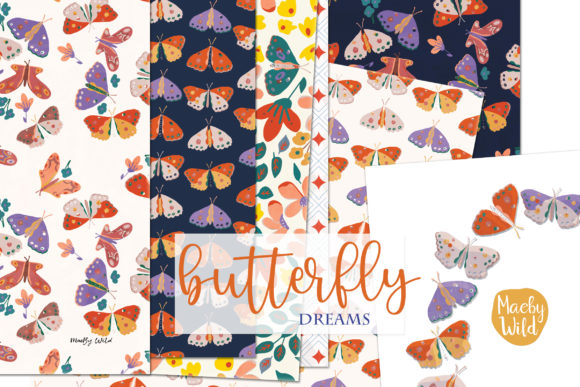 Butterfly Dreams Seamless Patterns: A World of Beauty and Creativity