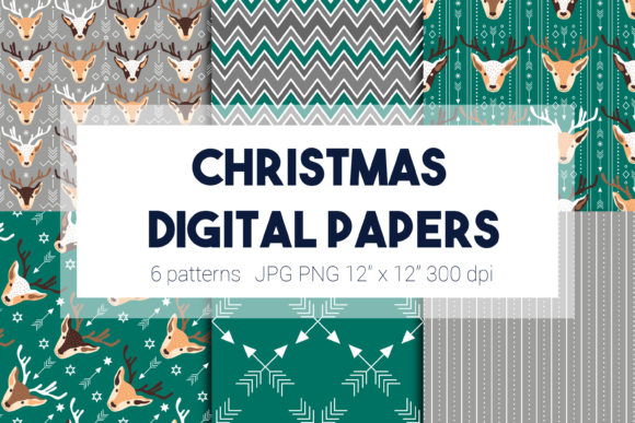 Festive Christmas Patterns Digital Paper: A Creative Resource for All Your Holiday Projects