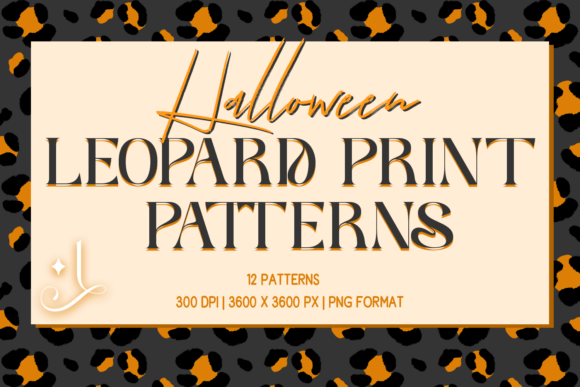 Halloween Leopard Print Patterns: A Creative Resource for Spooky Projects