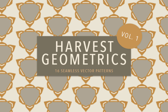 Harvest Geometric Seamless Patterns Vol1: A Designer’s Essential Tool